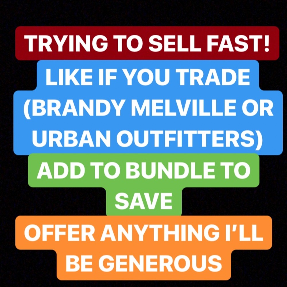MAKE OFFERS AND SAVE!! TRYING TO SELL FAST